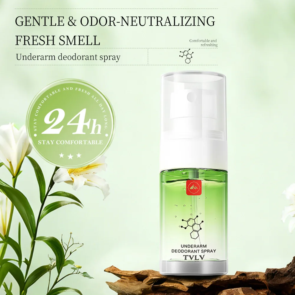 

TVLV Antiperspirant Underarm Spray Odor Removal Long Lasting Fragrance Refreshing Body Mist