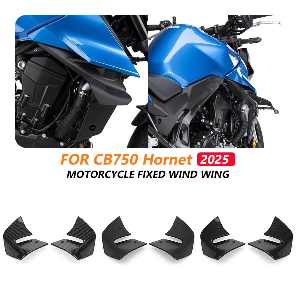 

Для Honda CB750 HORNET 2025 CB 750 Hornet 2026: Новые аэродинамические накладки на передний обтекатель мотоцикла (спойлеры-винглеты)