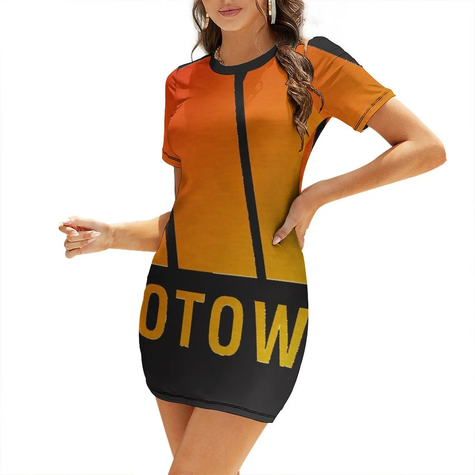 

Motown Records - Logo Classic T-Shirt Short Sleeved Dress loose women's dress clothing women summer 2024 summer dress daily