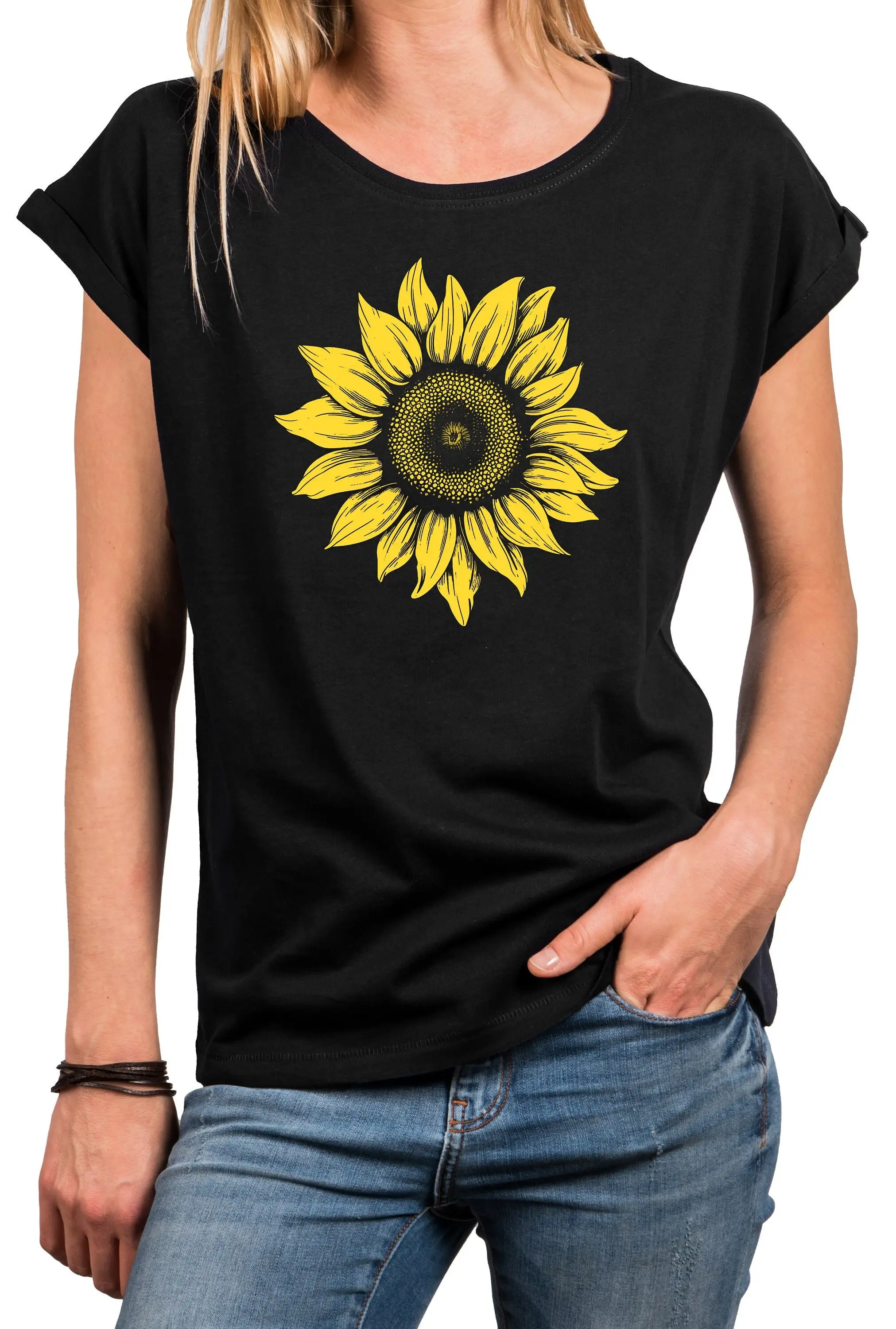 Flower T Shirt Women'S Sunflower Women S For Lovers Summer Top Large Sizes Oversized Xxxxxl