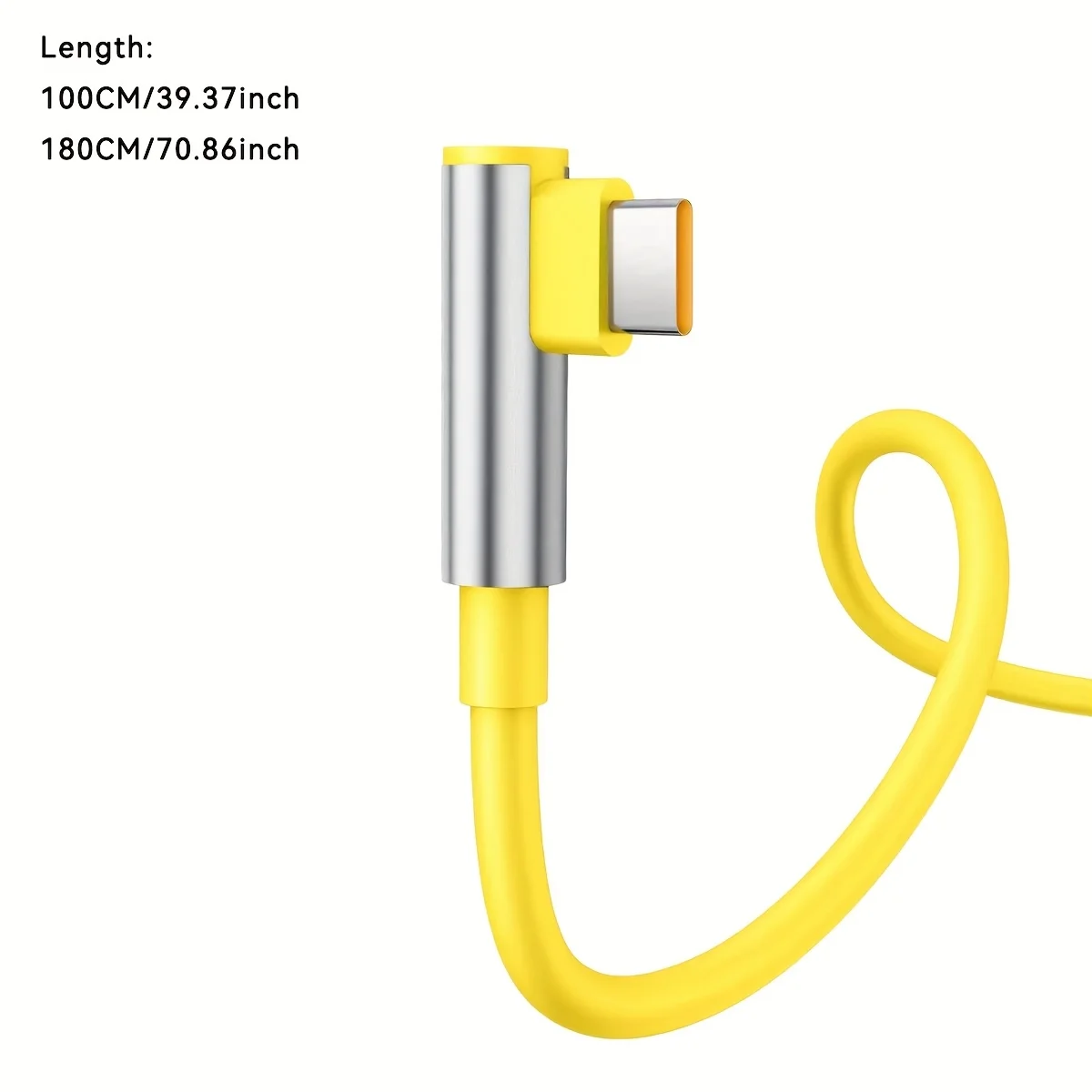 120 W Max Elbow Superschnelles Ladekabel ist für Xiaomi-Handys, Huawei Mobile Games, Ellenbogen-Typ-C-Kabel geeignet