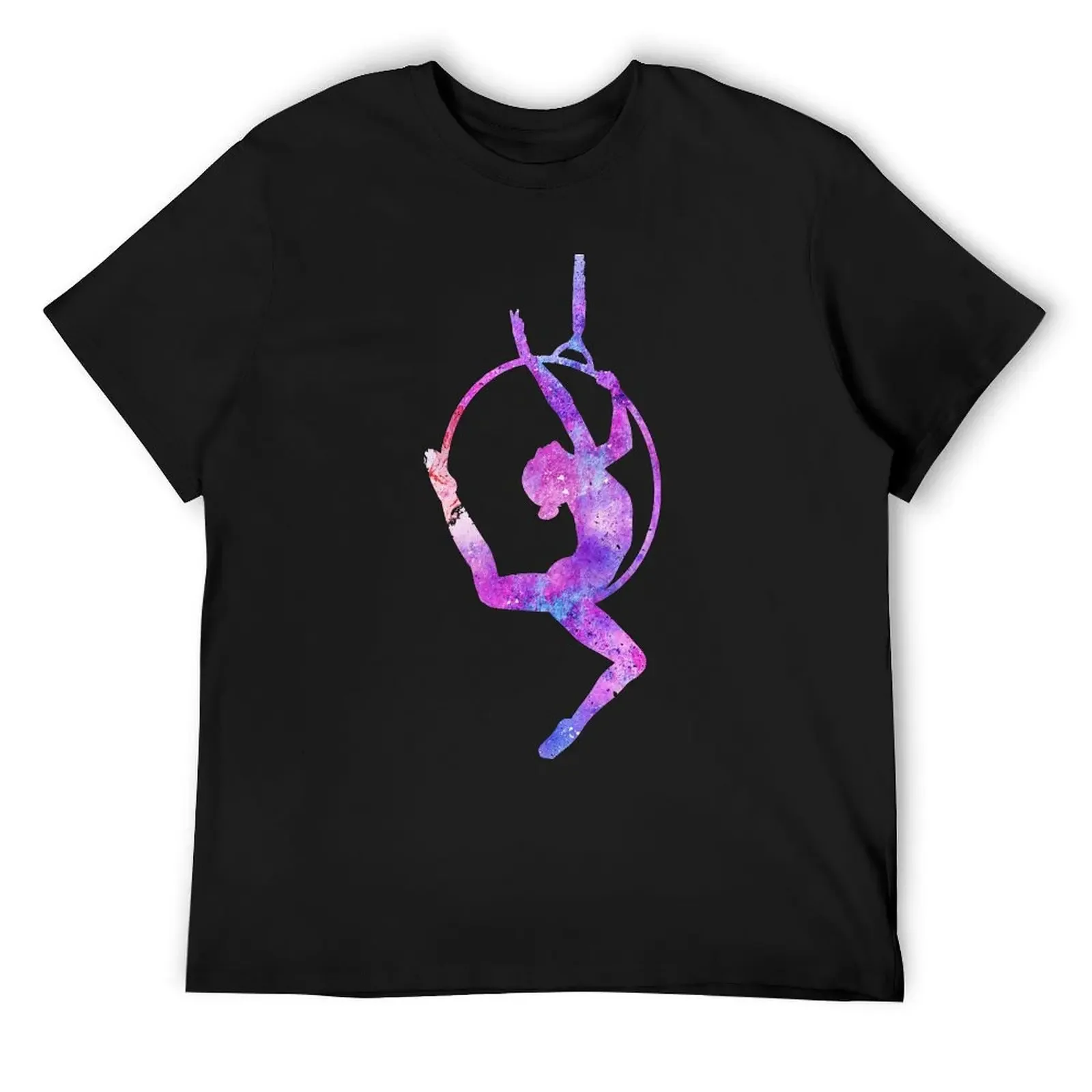 Lyra/Hoop Aerialist in Watercolor T-Shirt Blouse summer top shirts graphic tee men