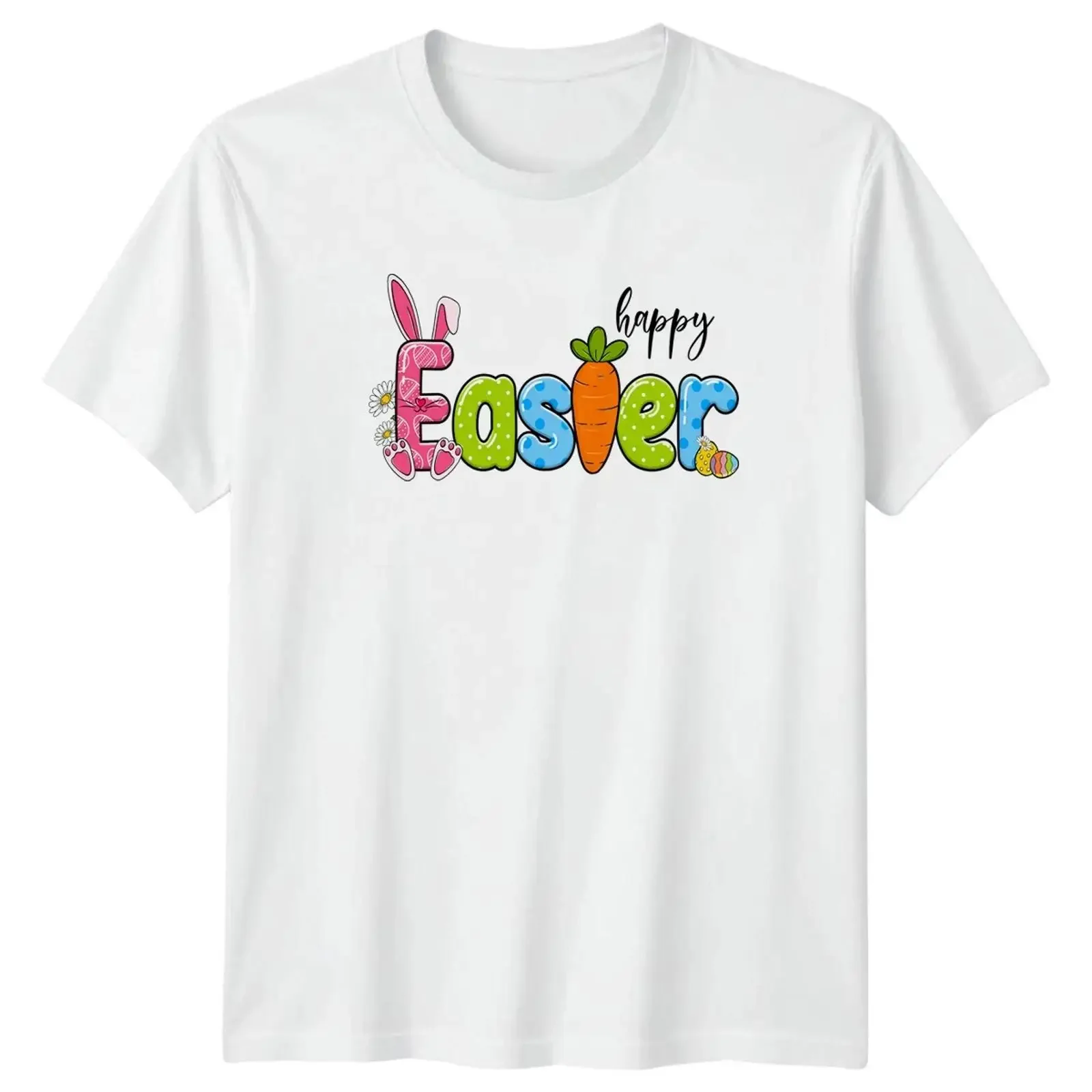 Frohe Ostern T Shirt Frühling Urlaub Geschenk für Sie und Ihn vintage Washed designer clothes graphic Casual homme Comfortable