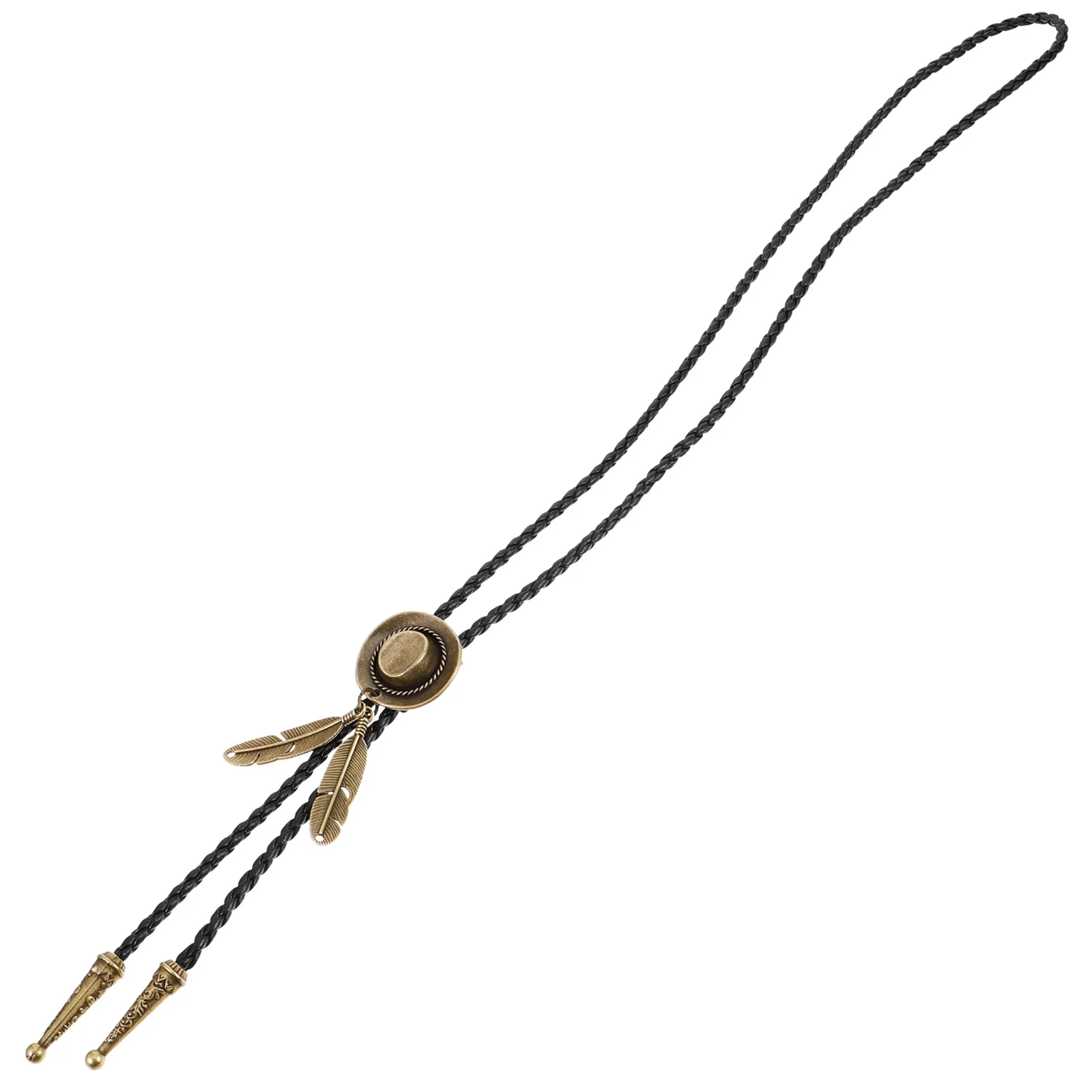 

Western Hat Bolo Tie Vintage Adjustable Men Bolo Necktie Decorative Tie for Men Western Festivals
