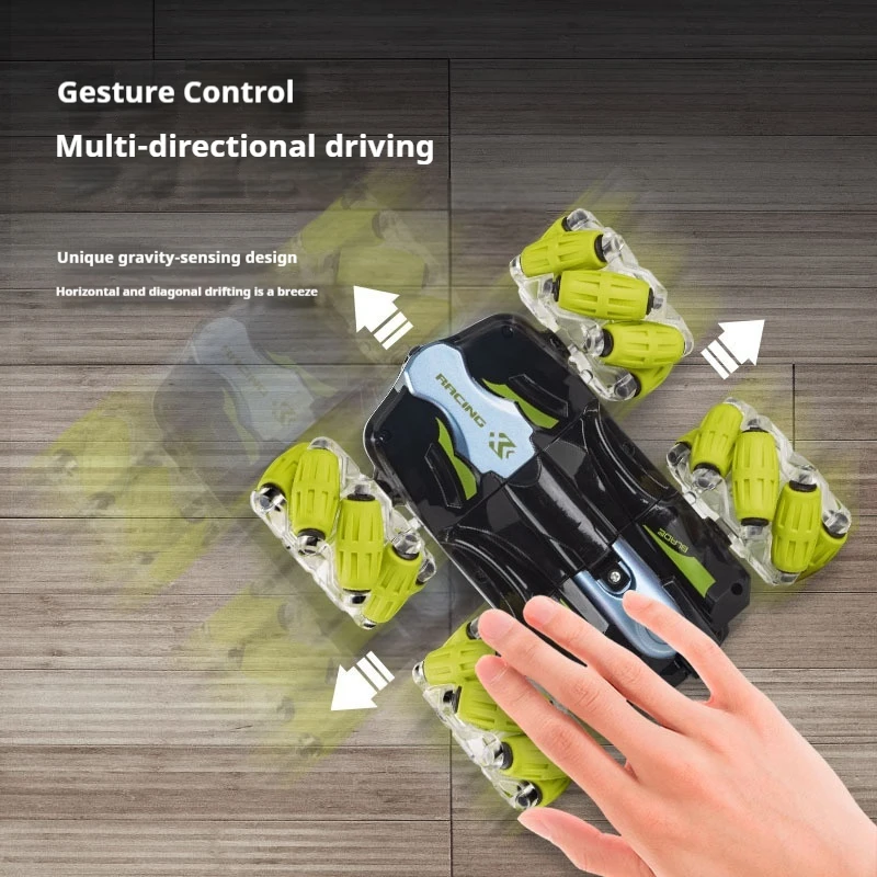 Rc Stunt Car Gesture Sensing 360 Rotation Flip Drift Double Sided Electric Remote Control Vehicle For Adults Indoor Outdoor Play