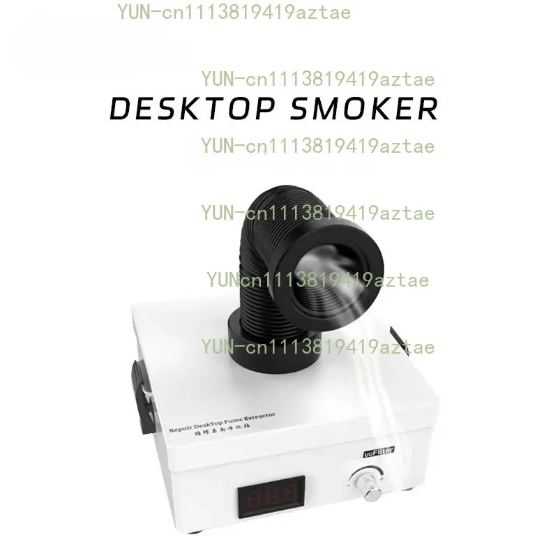 110/220V 2UUL FAN DeskTop Fume Extractor Smoking Instrument Soldering Iron Welding Exhaust for Smoke Absorbing Purifying Tool