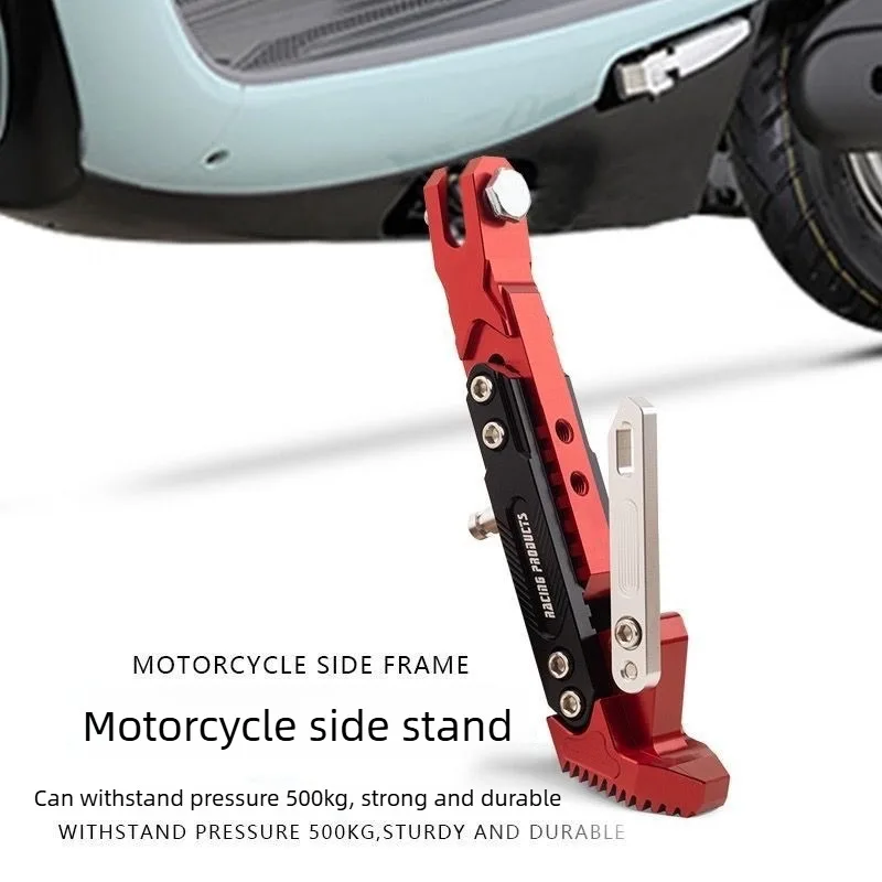 Electric Vehicles Motorcycles Foot Braces Modify Aluminum Alloy Tripods Adjustable Unilateral Brackets Universal Accessories