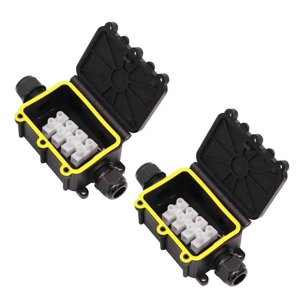 EW-2068-2T 2pcs Weather Resistant Junction Box for External Distribution Applications Including Wet Dusty or Buried Environments