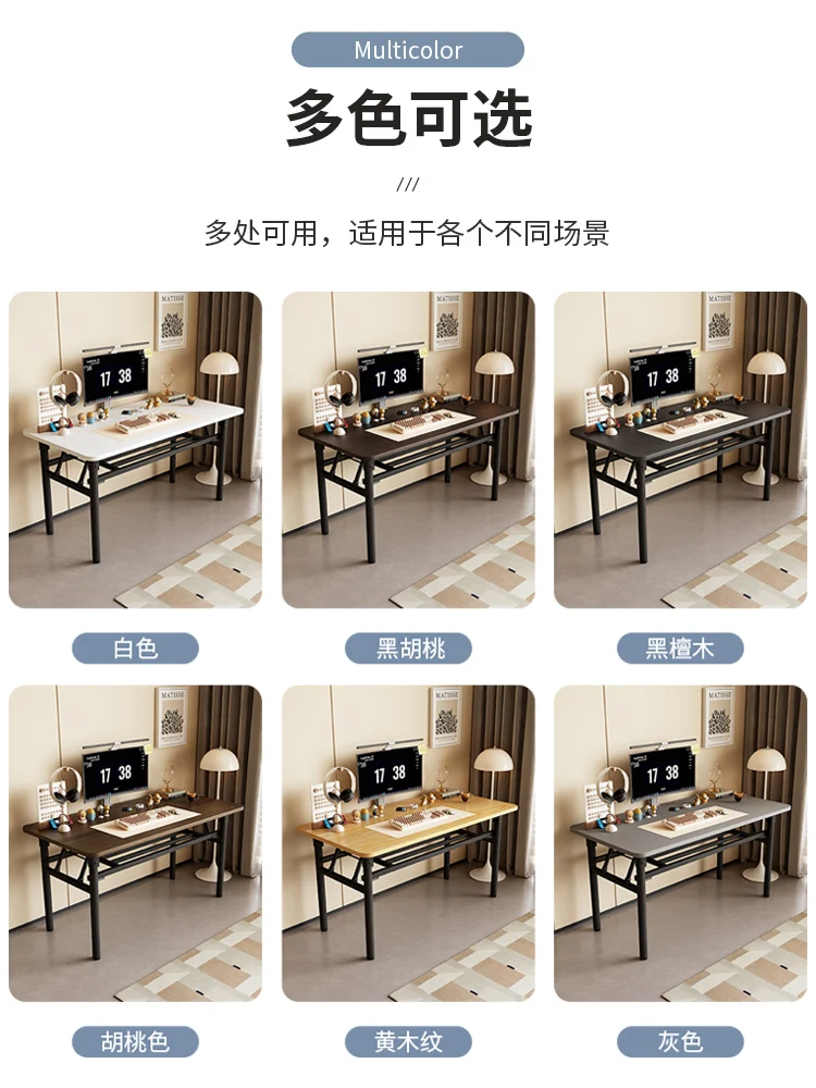 Hogar, escritorio plegable para computadora, mesa de estudio.