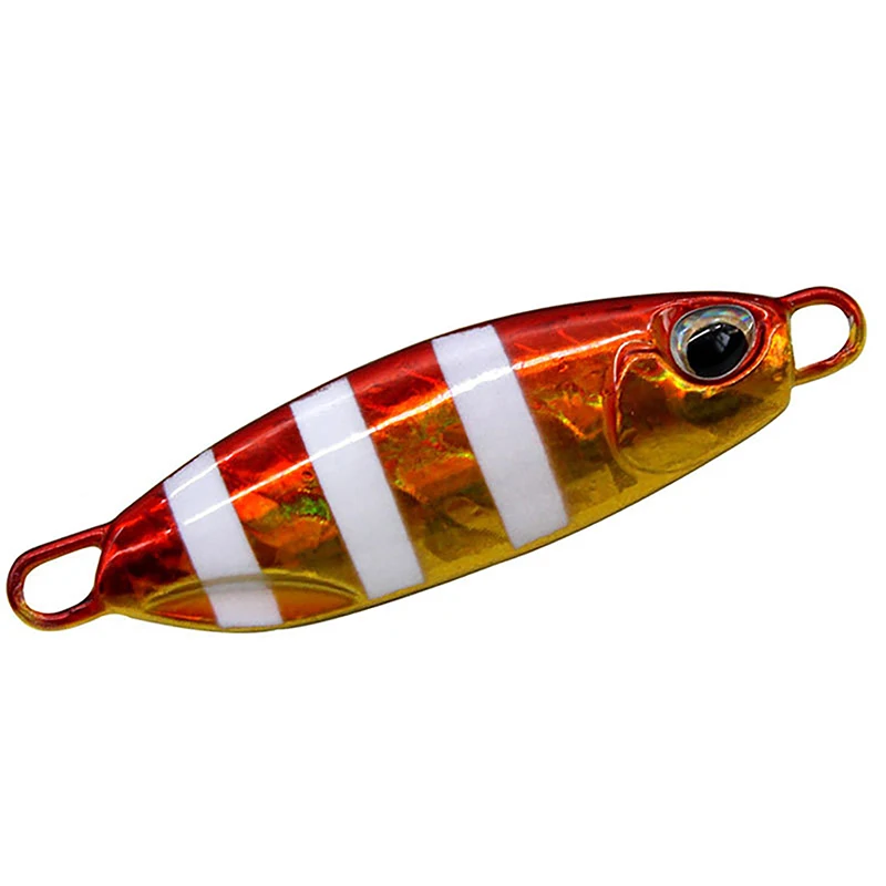 Metal Jig Spoon Lure Artificial Bait Shore Slow Jigging Bass Fishing Tackle 10g 15g 20g 30g 40g 60g