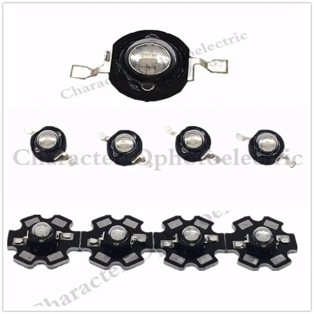 

10PCS 3W LED High Power UV ultraviolet 365nm 380nm 395nm black LED Lamp Light