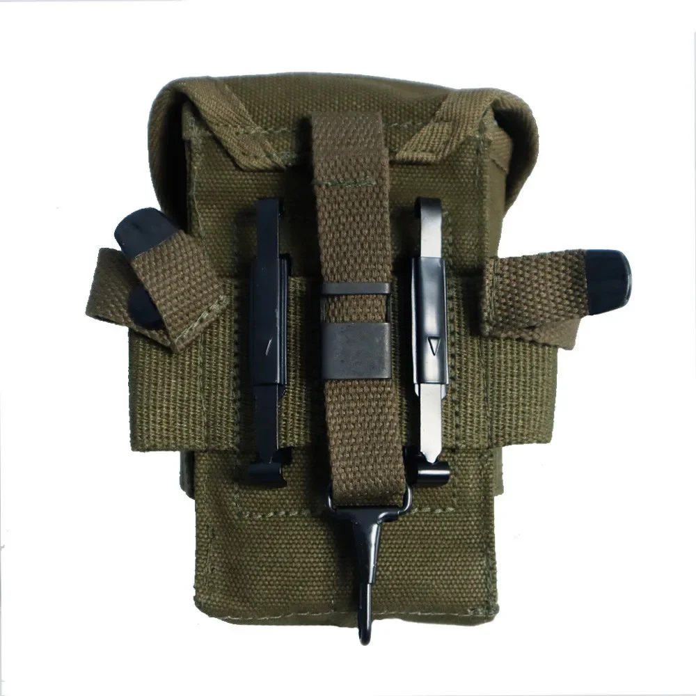 M1956 Long Pouch American 20rd Hard Purse Retro WW2 US Army Vietnam Universal Ammo Pack Storage Belt Packet