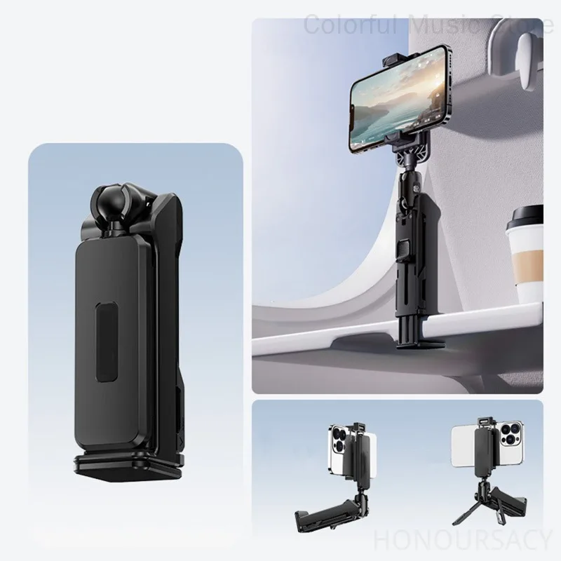 Supporto per telefono magnetico universale Elementi essenziali da viaggio Supporti per telefono per aereo a rotazione flessibile a mani libere per la serie IPhone16 Pro Max