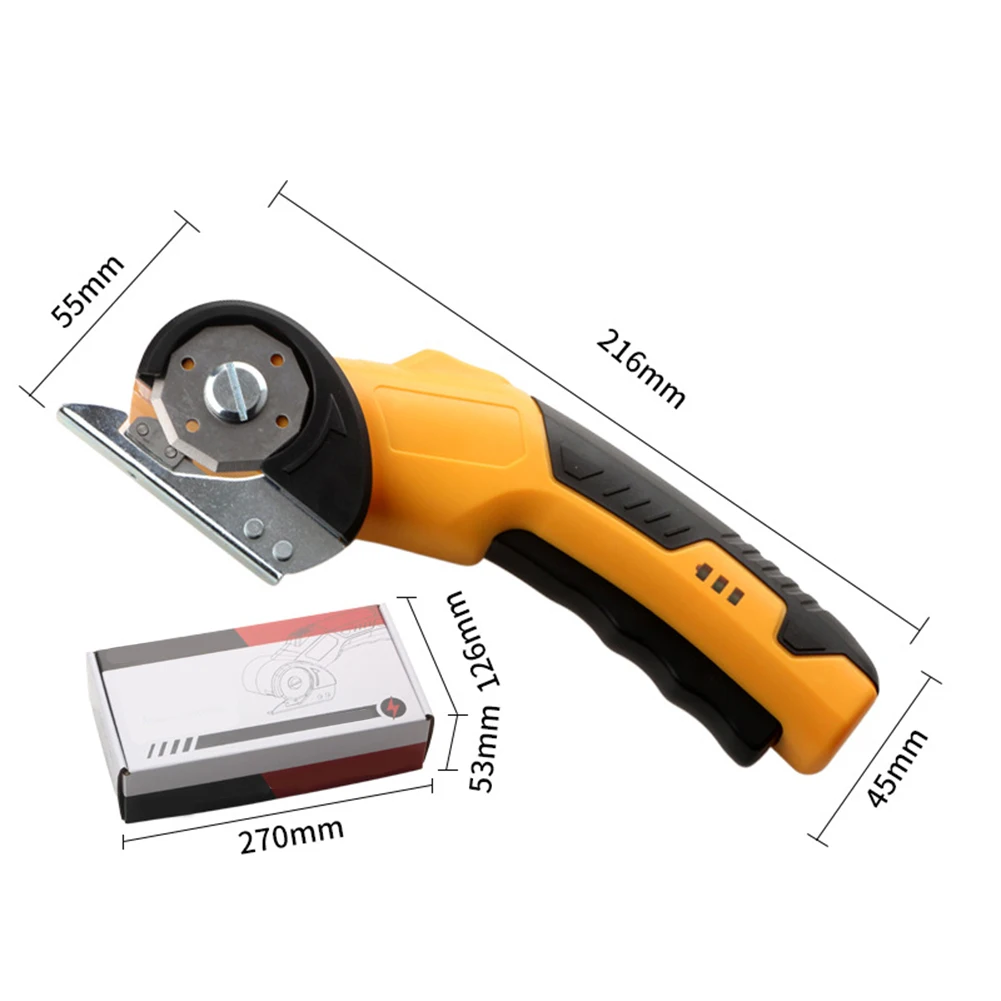 

Portable Electric Scissors Lithium Ion Powered Cutting Machine with Intelligent USB Charging for Fabric and Leather Projects
