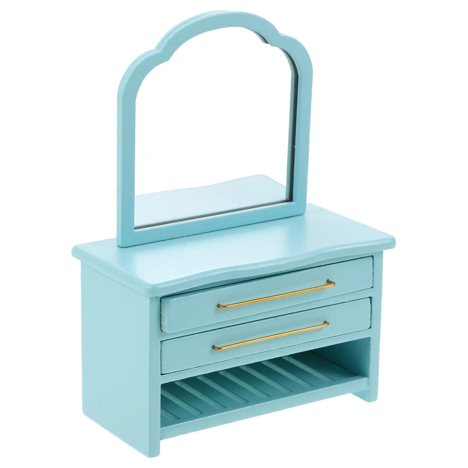 

Dollhouse Bathroom Accessories Dressing Table Decorative Furniture for Dollhouses