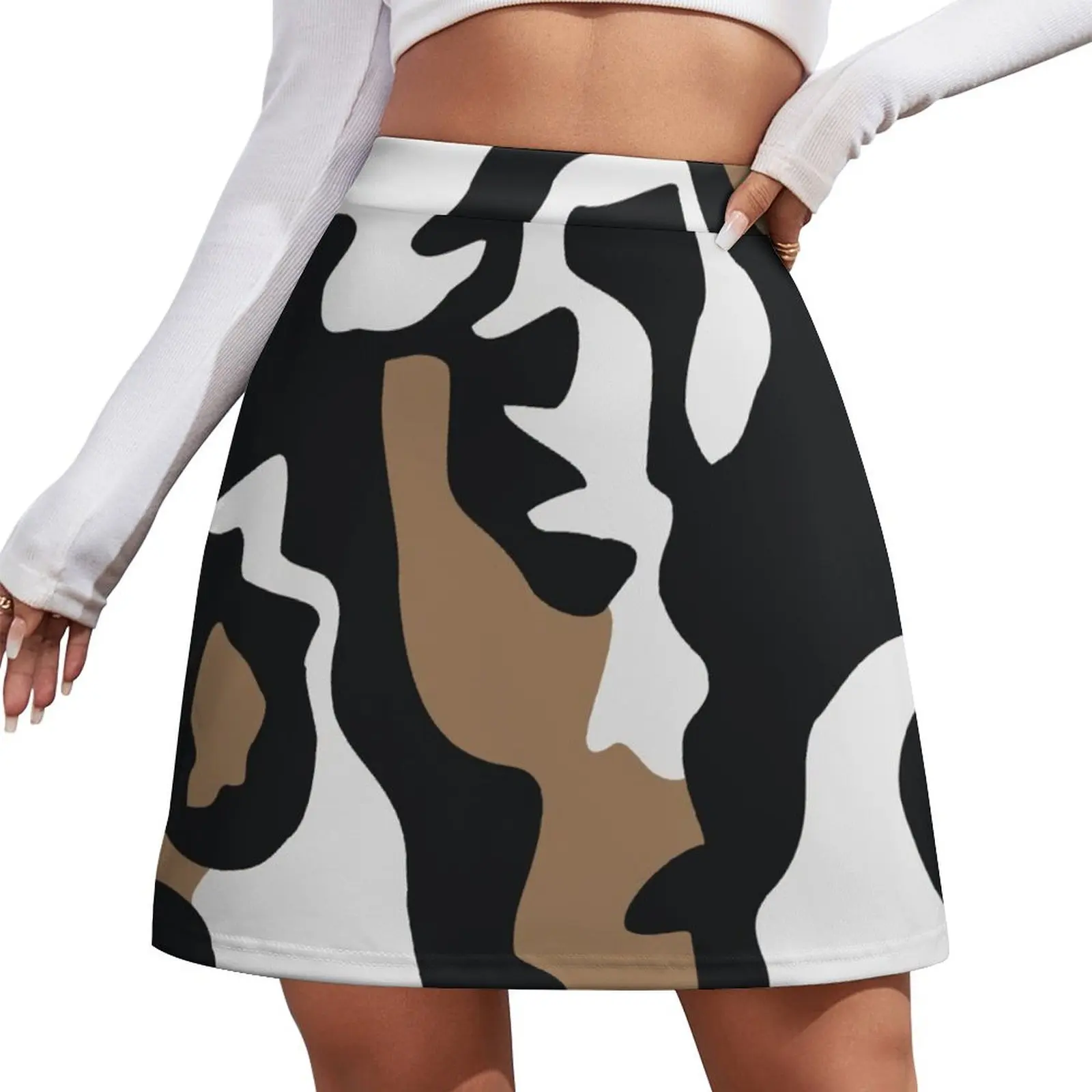 

Мини-юбка с узором африканского дикого пса, женские летние юбки 2026, короткие женские юбки, летняя мини-юбка для женщин