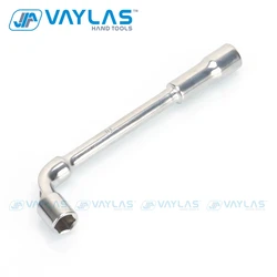 10mm L Type Angled Socket Wrench Spanner With Thru Hole, Chome Vanadium