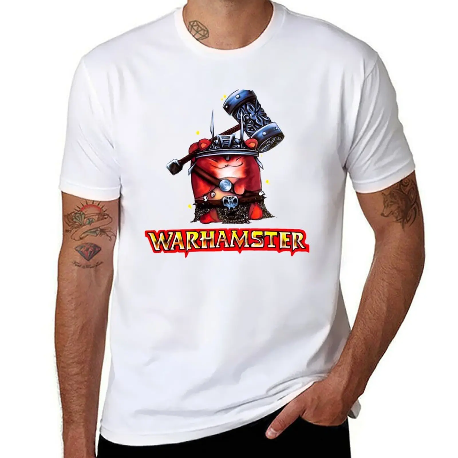 WarHamster! T-Shirt men t shirt cotton 100% man t shirts for men T-Shirt