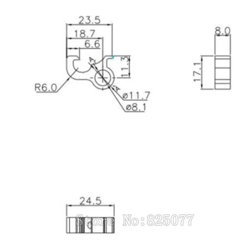 50PCS MCB Lockout Lock Dogs MCB Toggle Lock Toggle Lock Safety Circuit Breaker Lock E-lock FJ1206