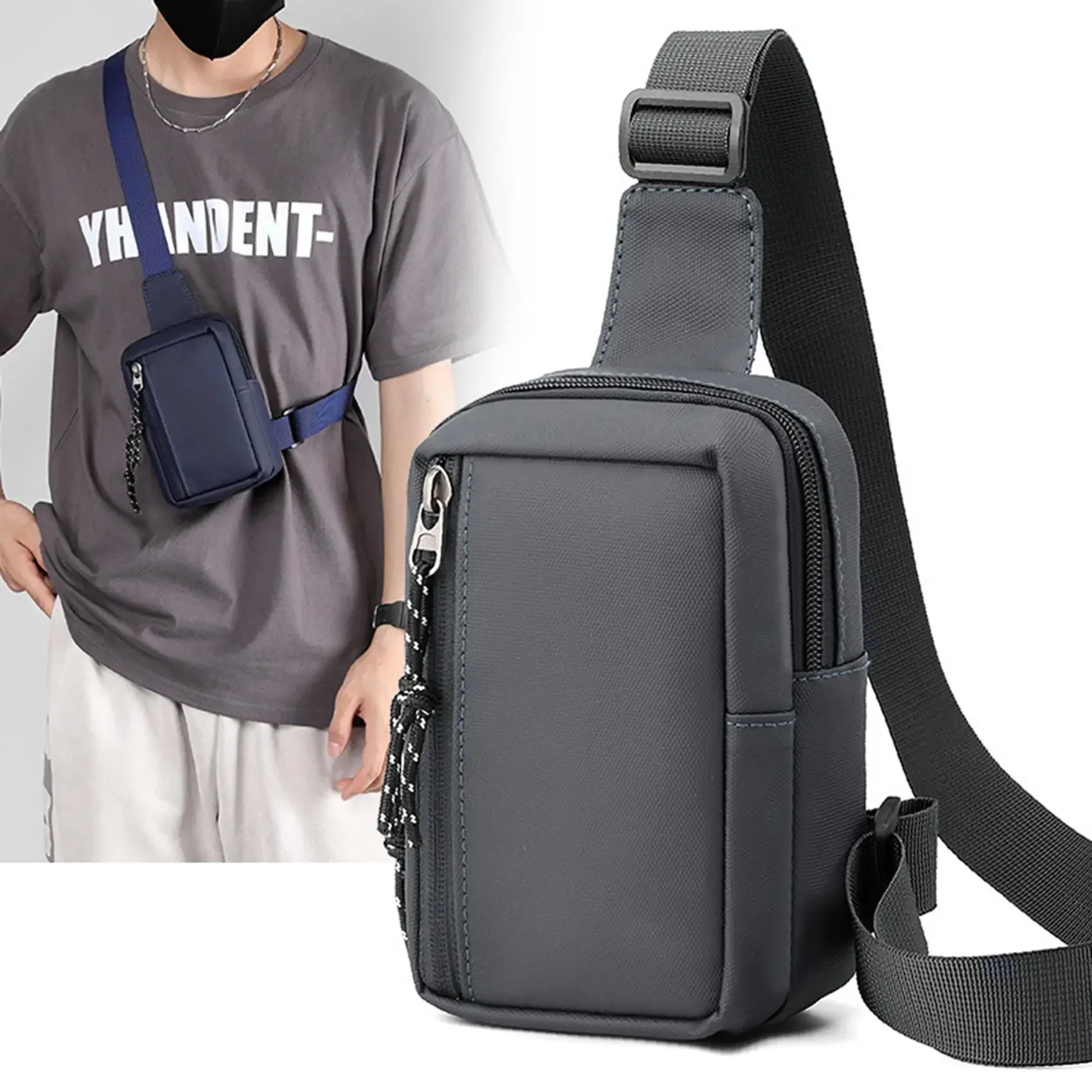 Sports Bags Men Women Sports Mini Chest Bag Cross Shoulder Simple Bag Crossbody Bags Messenger Bag Men