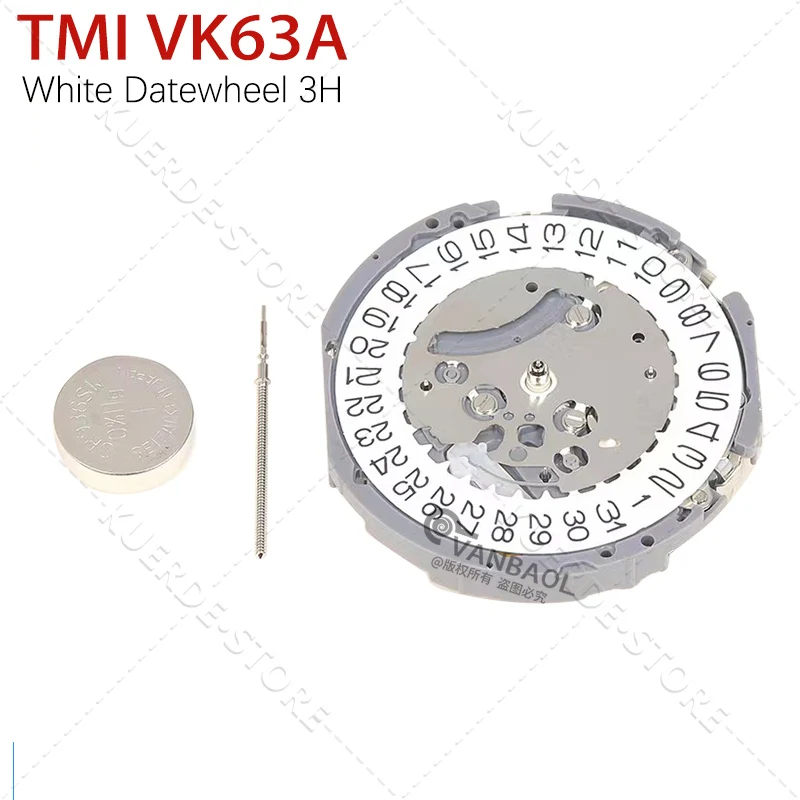 Япония TMI VK63 VK63A Высокоточный кварцевый хронограф с тремя стрелками и датой Маленький хронограф 24 часа Многофункциональный