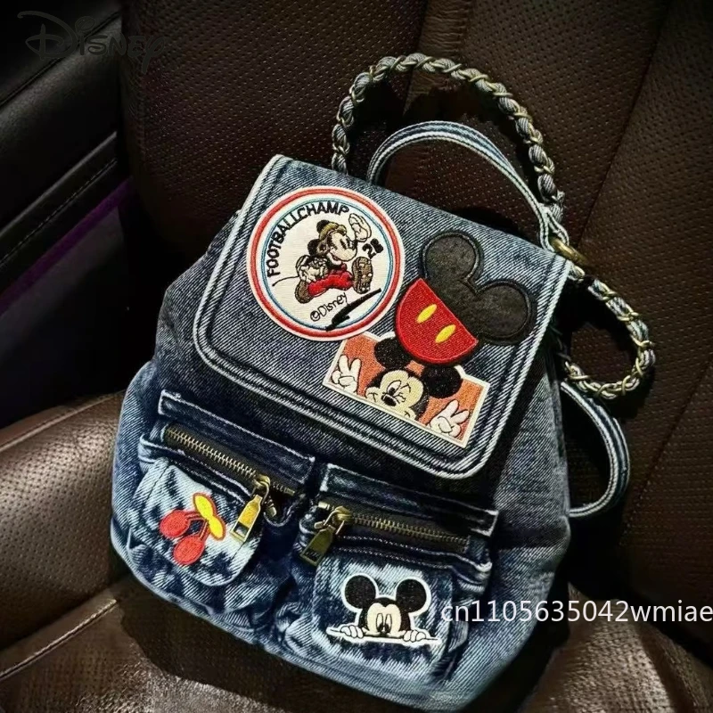 2026 New Student Backpack Fashion High Quality Cowboy Women's Shoulder Storage Bag Cartoon Multi Functional Travel Backpack