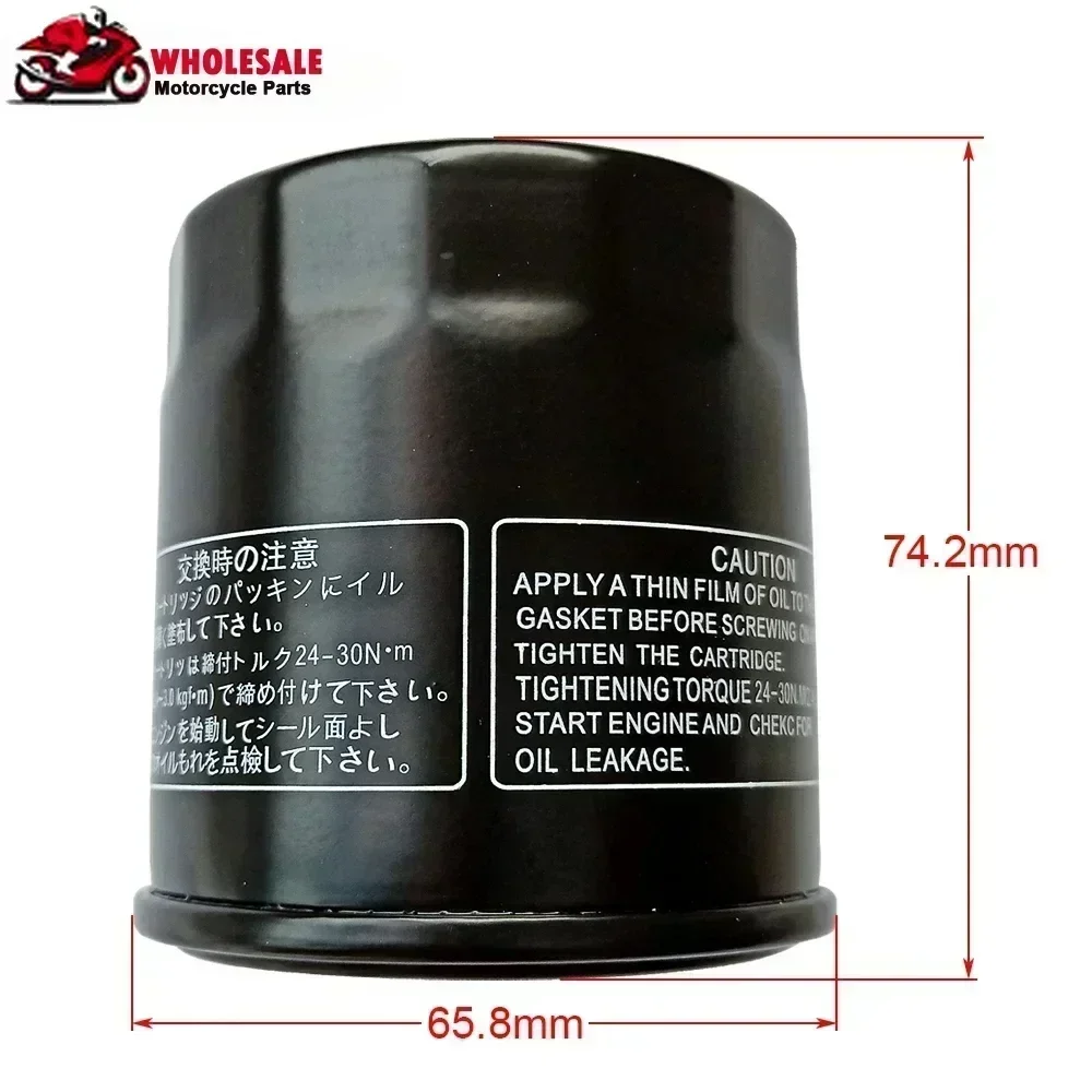 Oil Filter For Honda VFR800 VFR800F Interceptor V TEC VTEC ABS RC46 2002-2022 2019 2020 2021 VFR800X Crossrunner 11-17 VFR 800 F