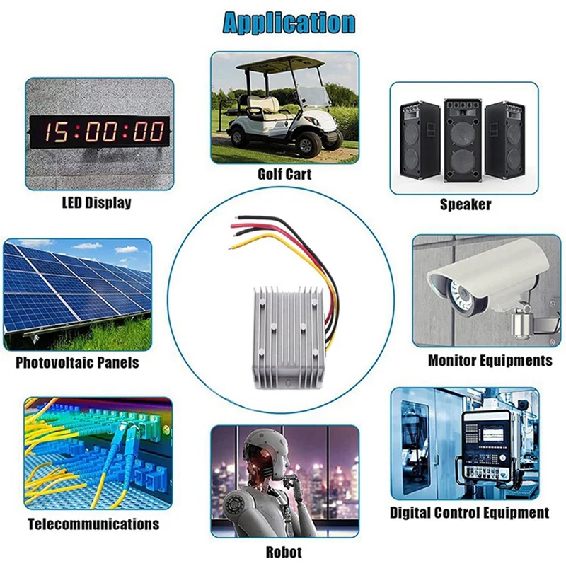 8V-40V zu 12V 5A 60W DC DC Konverter Stabilisator Abwärtstransformator Booster Regler Step Up Down Modul Netzteil Langlebig