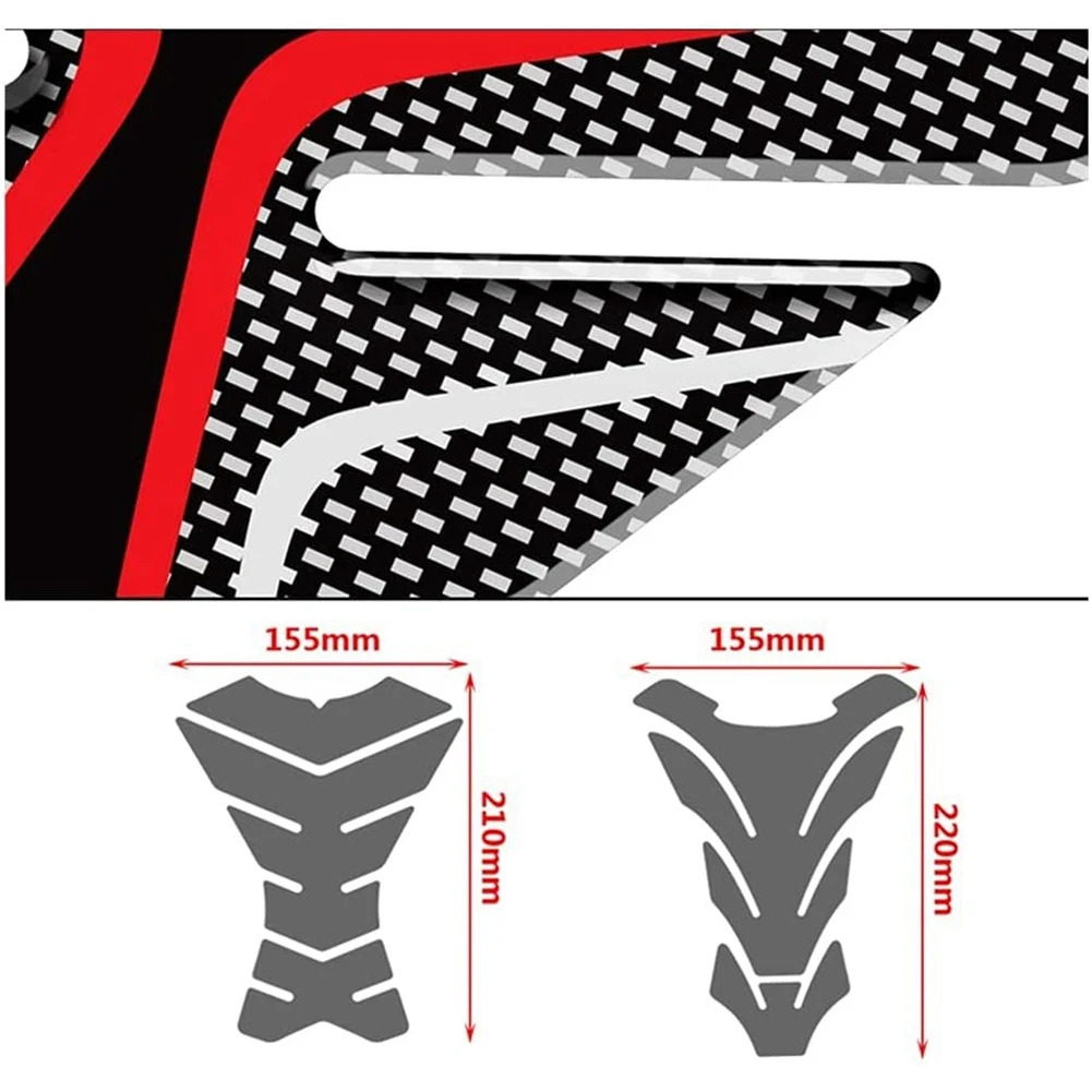 Universal Motorcycle Tank Pad Protector Stickers Decal Case Cover Fuel Tank for Honda CB500 F X CB500F CB500X Yamaha, B