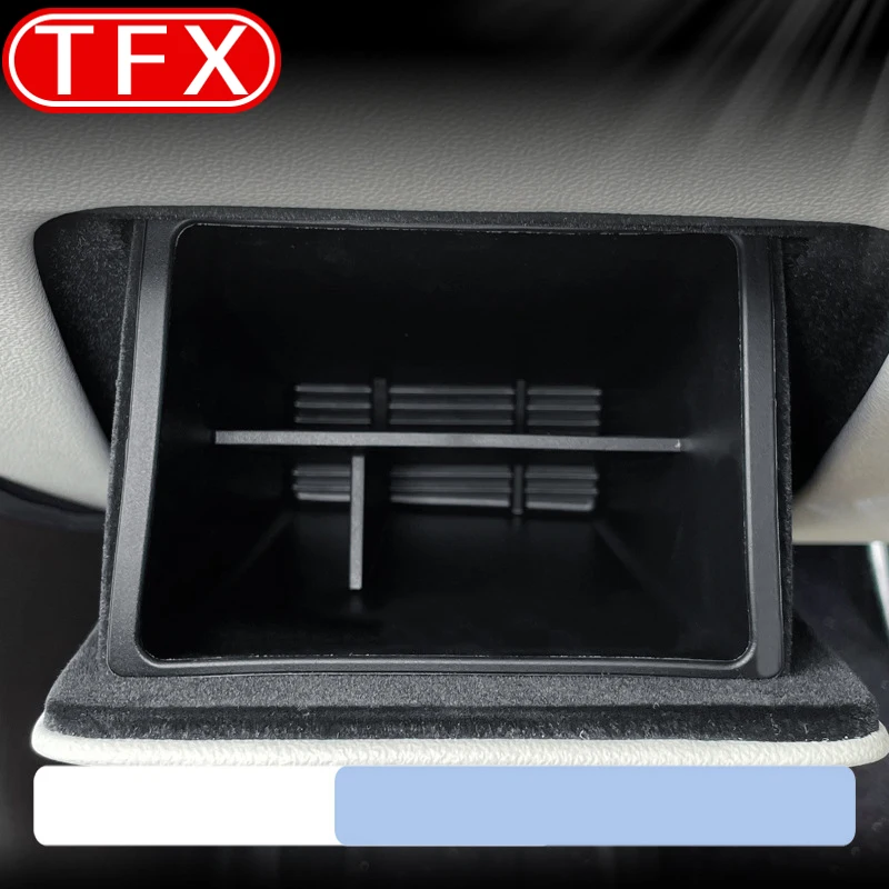 For Huawei Aito M7 2024 2025 Car Styling Silicone Driver's Lower Storage Box Document Storage Box Auto Modifiecation Accessories