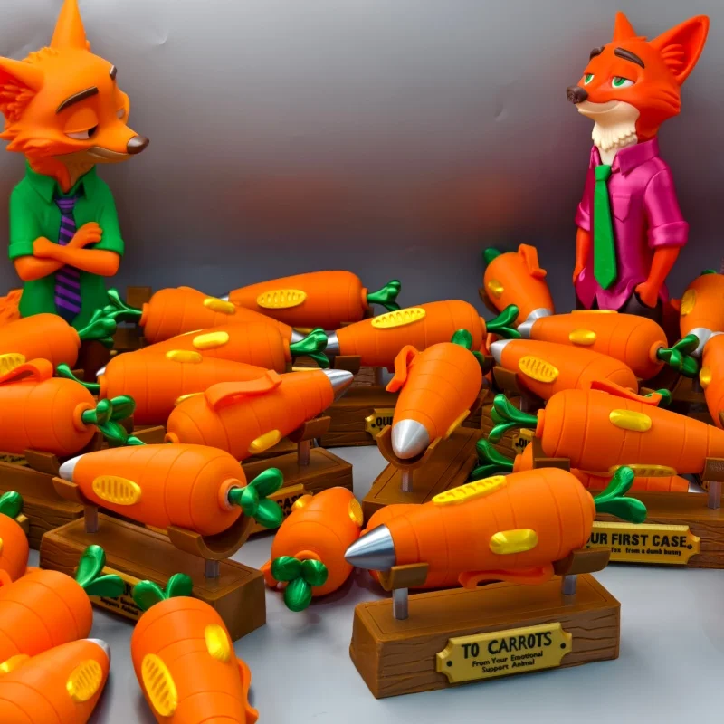 

Новый популярный держатель для ручек Zootopia 2, джуди-морковь и очки Nick Wilde — нефункциональные модели дисплея, реквизит для съемки