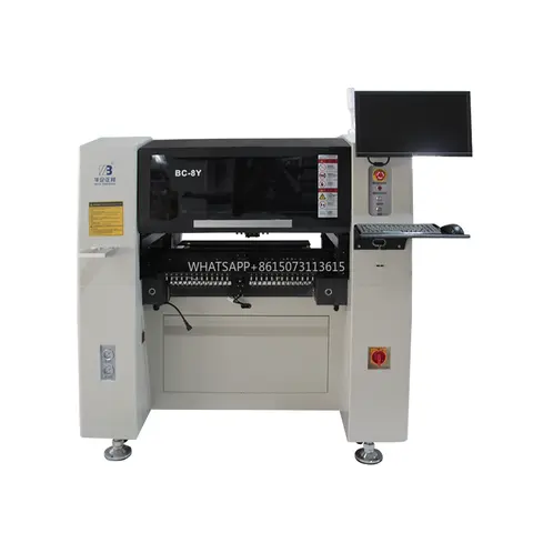 BC-8Y Fully Automatic 8 Head Smd Smt Pick and Place Machine Vertical Vision Pcb Assembly Machine LED Making Machine With Camera