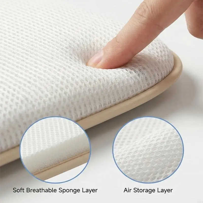Breathable Infant Pushchair Cooling Mat Adjustable Ventilation Design Mat