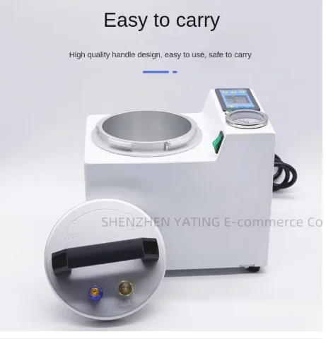 Portable Dental Pressure Polymerizer Denture Pressure Cooker Orthodontic Absorption Silicone Rubber Repair