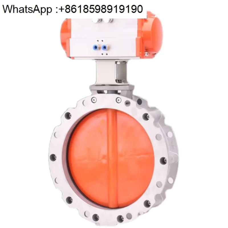 D641X Pneumatic dust butterfly valve, powder butterfly valve, admixture bin valve 150 200 250 300