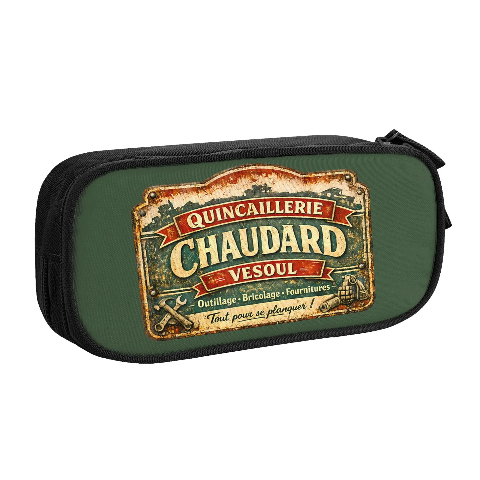 Quincaillerie Chaudard Vesoul Pencil Case Humor French Film Pen Bags Girl Boy Large Storage School Gift Pencil Pouch Stationery