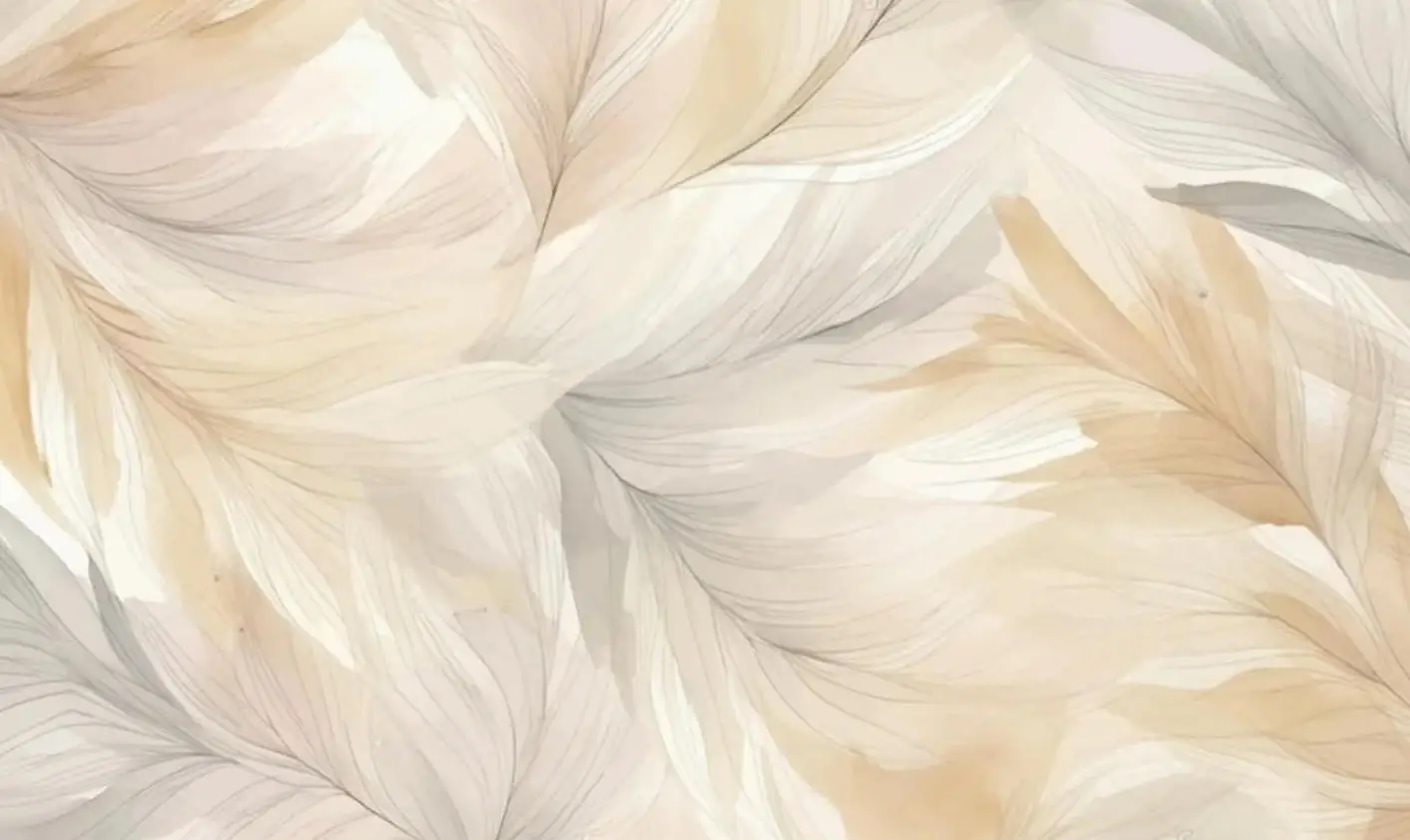Customized Feather Wallpaper Nordic Abstract Art Golden Feather luxury Living Room TV Background Wall Decoration 3D Wallpaper