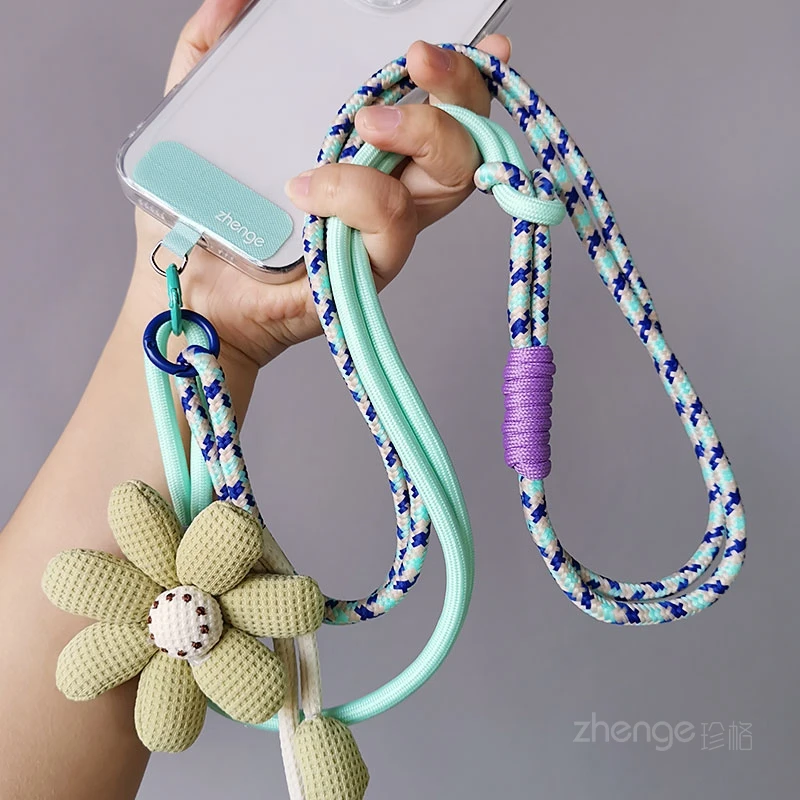 

Ремешок для мобильного телефона, тканый длинный шейный ремешок на запястье, многофункциональный универсальный новый продукт для пешего туризма на открытом воздухе