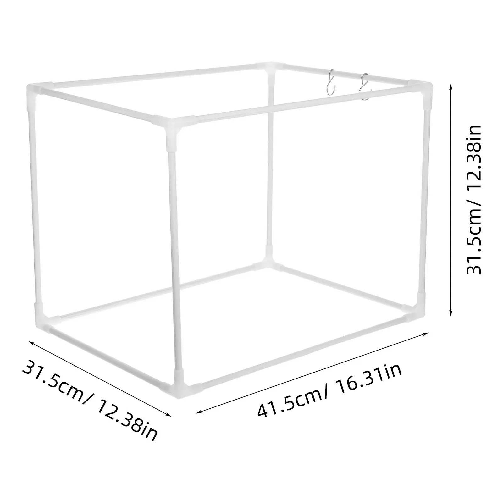 1Set Thermal Grocery Tote Support Frame Hollow Cube Plastic Inner Rod for Food Carrier Shipping Delivery Bag Mailing Bag Support view 5