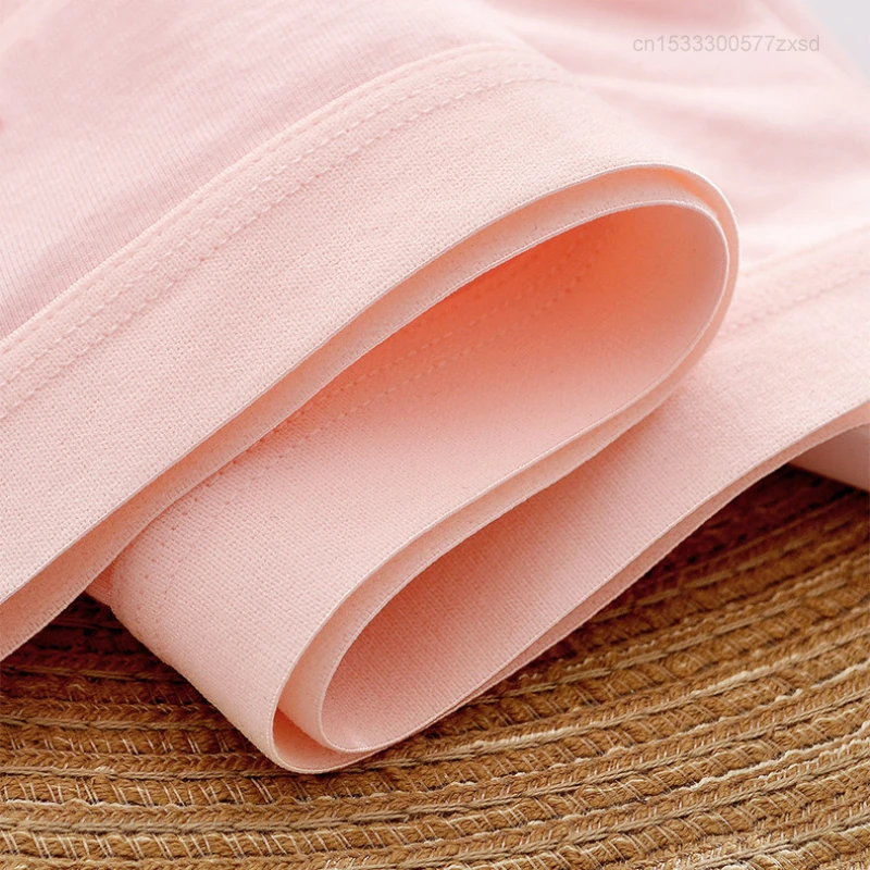 Xiaomi กางเกงในสตรีเอวกลางเอว M-2XL, กางเกงในสตรีระบายอากาศได้ดีสวมใส่สบายสีพื้นกางเกงในอ่อนนุ่มต้านเชื้อแบคทีเรีย