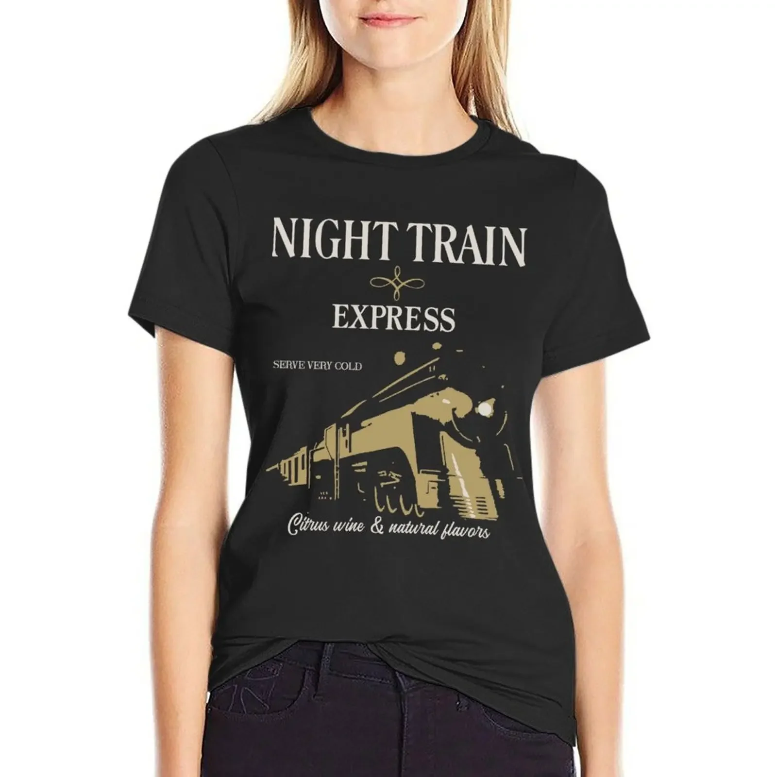 

Night Train Express T-Shirt plus size tops cute tops Blouse lady clothes workout shirts for Women