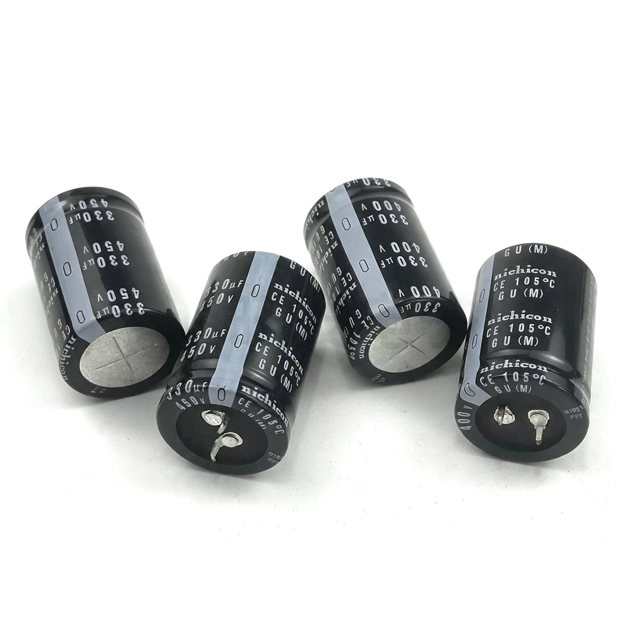 2pcs 400V330uF 450V 22x50 25x40 25x45 25x50 30x30 30x35 30x40 30x45 35x25 35x30 capacitor 450V 330uF Nichicon