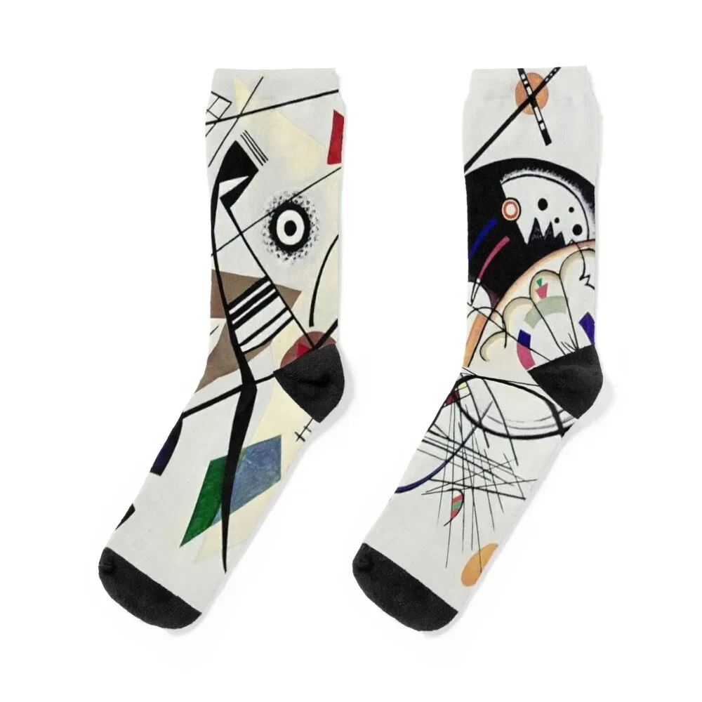 Wassily Kandinsky Continuous Stroke Kandinsky Abstract Cubism Socks anime Running moving stockings Socks Men's Women's