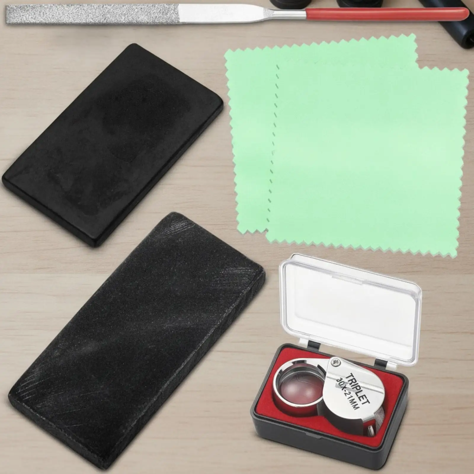6 Pieces Jewelry Testing Kit Accurate for Repair Work, Jewelers