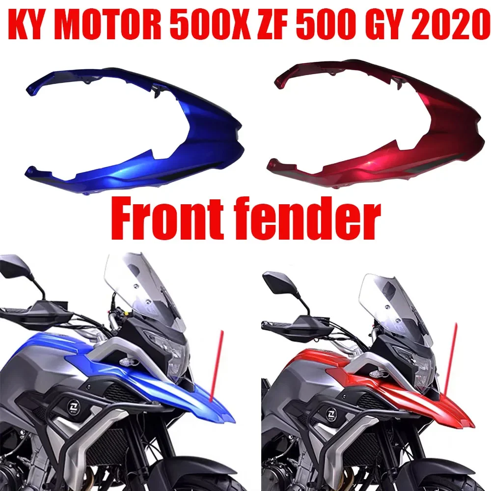 

Motorcycle Beak Nose Cone Extension Front Fender Fairing Front wing For KY MOTOR 500X ZF 500 GY 2020