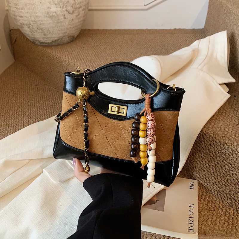 

Elegant Retro Shoulder Bag 2025 New for Women, Luxury Matte Finish Crossbody Purse, Fashionable Quilted Bag for All Occasions