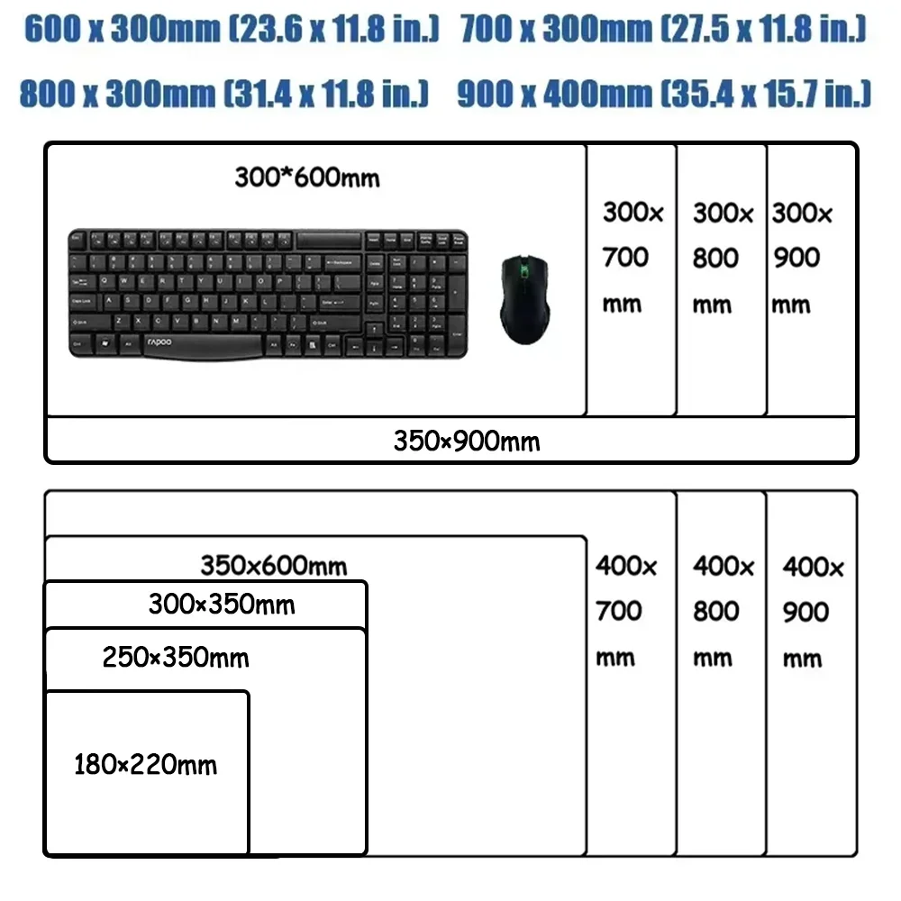 Mouse Pad MousePad Game Puzzle Non-slip Lockedge Office Student R-Rainbow Gaming Thickened Large Writing Friend Pad Cushion - view 6