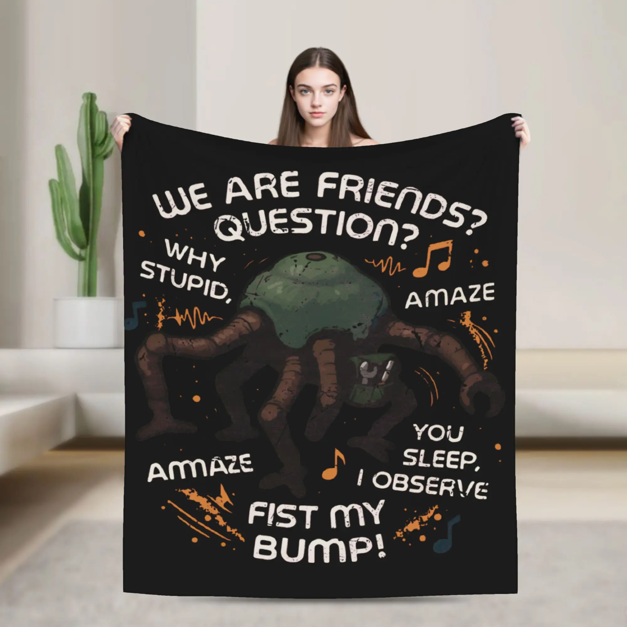 Project Hail Mary - Rocky - Andy Weir Book  Blankets  Flannel Novelty Soft Throw Blankets for Home Restaurant All Season