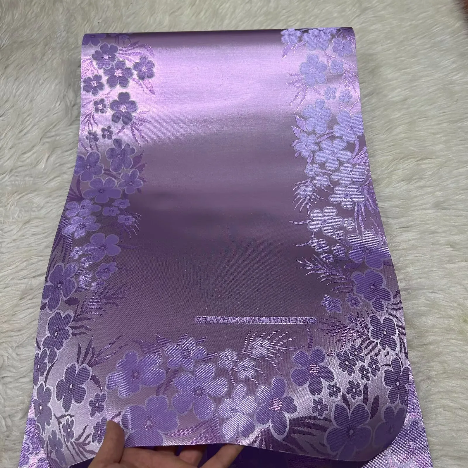 Luxury Floral Print 3D Embroidered Sego Gele Hayes Headtie Wrapp Fabric Set Traditional Hair Accessory for Wedding 2026