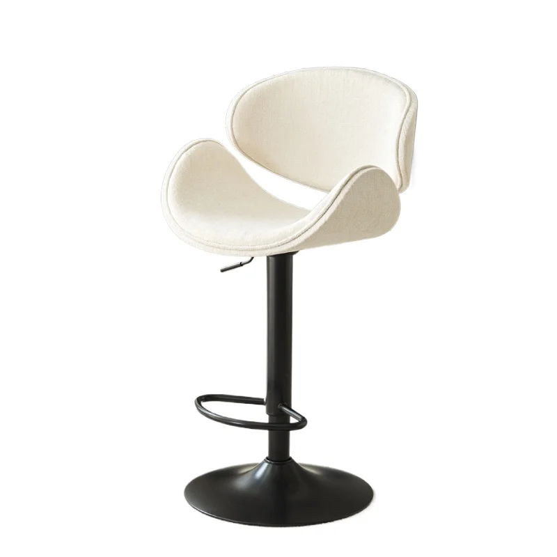 

Lifting solid wood front desk bar chair European-style household backrest swivel chair modern simple and light luxury